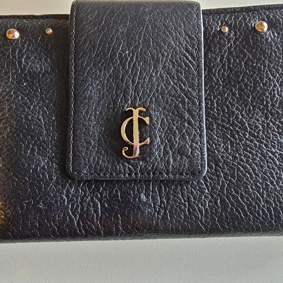 Juicy Couture Studded Black Leather Wallet - Picture 3 of 9